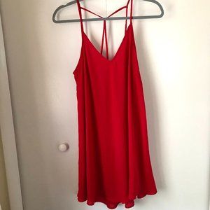 Lush strappy red dress - Size M